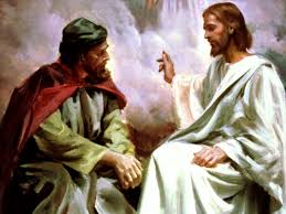 Image result for pictures of nicodemus and Jesus