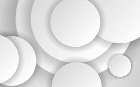 modern dynamic white gray circle shape