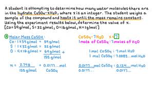 empirical formula of a hydrated salt
