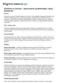 kamienie na szaniec opracowanie problematyka opisy bohaterow - Pobierz pdf  z Docer.pl
