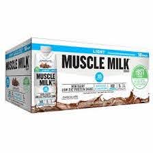 Muscle Milk Light Protein Shake Chocolate 20g Protein 11 Fl Oz 18 Ct Walmart Com Walmart Com