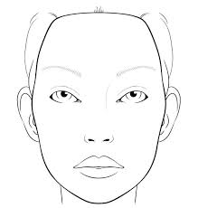 Printable Face Template Search Results For Makeup Blank