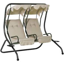 2 Seater Garden Metal Swing Seat