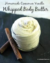 homemade cinnamon vanilla whipped body