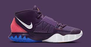 A pink forefoot zoom turbo unit, purple outsole, orange traction pods, and. Nike Kyrie 6 Grand Purple Release Date Bq4630 500 Side Sole Collector