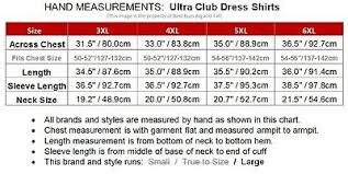 Big Tall Mens Ultraclub Dress Shirt 2xl 6xl 2xlt