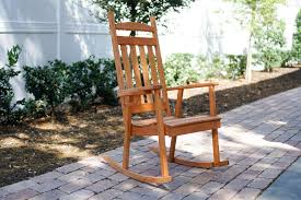 yellow pine clic porch rocker from