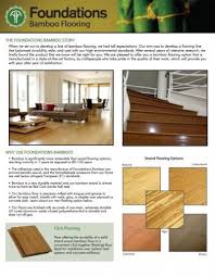 bamboo flooring brochure indd green depot