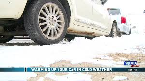 warming up your car in cold weather