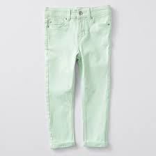 Sophie Junior Fitted Denim Jeans Mint Green