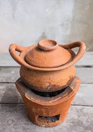 Like cast iron, clay cookware is durable, maintains an even heat, and helps your food retain moisture. Clay Pot Stove And Cookware Stock Photo Picture And Royalty Free Image Image 32771916