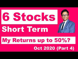 6 best short term portfolio stocks 2020