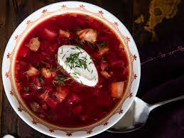 hot ukrainian borscht recipe with