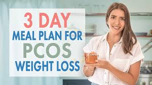 pcos 3 day meal plan for weight loss