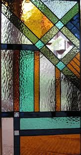 Southwest Style Stained Glass Panel