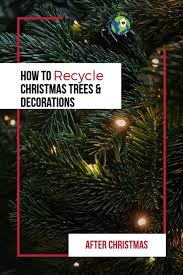 to recycle and reuse christmas trees