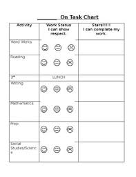 On Task Daily Behavioral Chart By Teaching With Jennifer Tpt