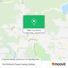 how to get to rod roberts carpet laying