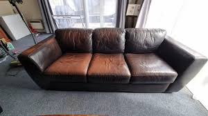 genuine leather 5 seater sofa made in