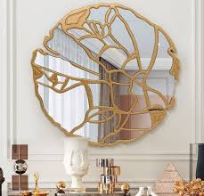 Pregaspor Round Wall Mirrors Decorative