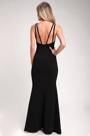 Dream About You Black Backless Maxi Dress