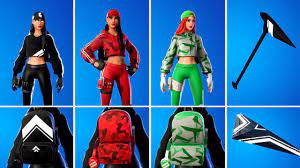 Next Gen Starter Pack and All Ruby Variants with Skins, Pickaxes, Back  Blings and Glider in Fortnite - YouTube