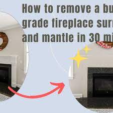 Builder Grade Fireplace Surround And Mantel