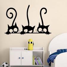 Cats Pvc Art Interior Design Living