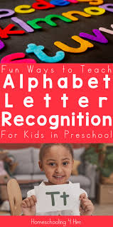 how to teach letter recognition to