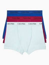 Details About Calvin Klein 3 Pack Authentic Mens Blue Red Stretch Trunk Underwear Size L