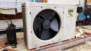 daikin aircon condenser fan before