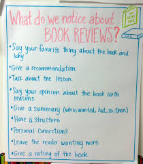 Great Resource For Writing Book Reviews Anchor Charts