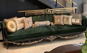 casa padrino luxury baroque sofa dark