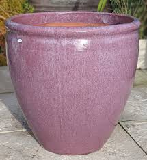 Glazed Rimmed Egg Purple World Of Pots