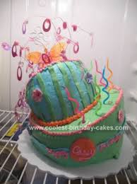 coolest topsy turvy birthday cake