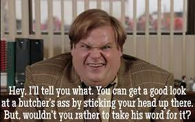 after gizzardgulper tosses bfg toward him why you not hunt with us runt? Tommy Boy Favorite Movie Quotes Tommy Boy Movie Quotes