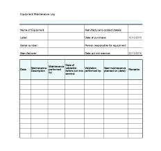Vehicle Maintenance Log 7 Free Excel Documents Download Book