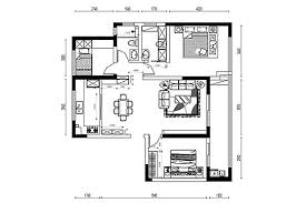 Three Room House Type Plan Png
