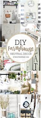 farmhouse diy home decor ideas the