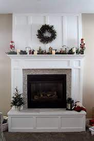 Fireplace Mantle Redo In Time For