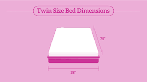 twin size bed dimensions eachnight