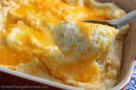 cheesy mashed potato cerole pocket