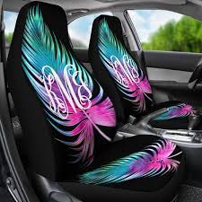 Monogrammed Car Seat Covers Bright
