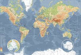 clic world wall map by mapom
