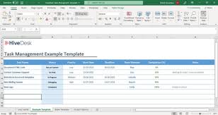 task management template free
