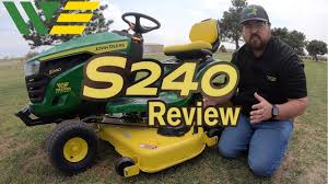 2021 john deere s240 lawn tractor mower