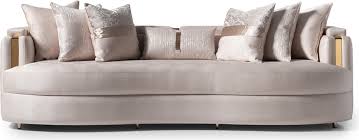 Carmela Mansion Sofa In Almond Gold By