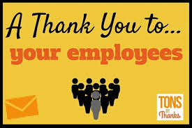 Convey your message briefly but clearly, highlighting all the important details. Thank You To Employees Team And Individual Thank You Note Examples Tons Of Thanks