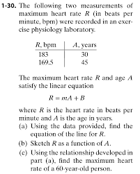Two Measurements Of Maximum Heart