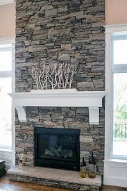 Stacked Stone Fireplaces